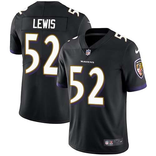 Nike Ravens #52 Ray Lewis Black Alternate Youth Stitched NFL Vapor Untouchable Limited Jersey